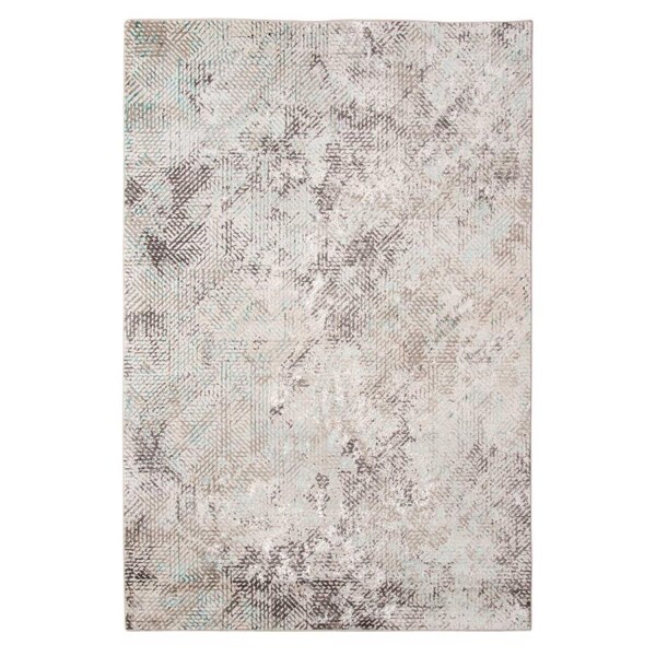 Palacedesigns 3.93 x 5.57 x 0.38 in. Gray Polyester Area Rug - Gray - 3.93 x 5.57 x 0.38 in. PA3100350 - main